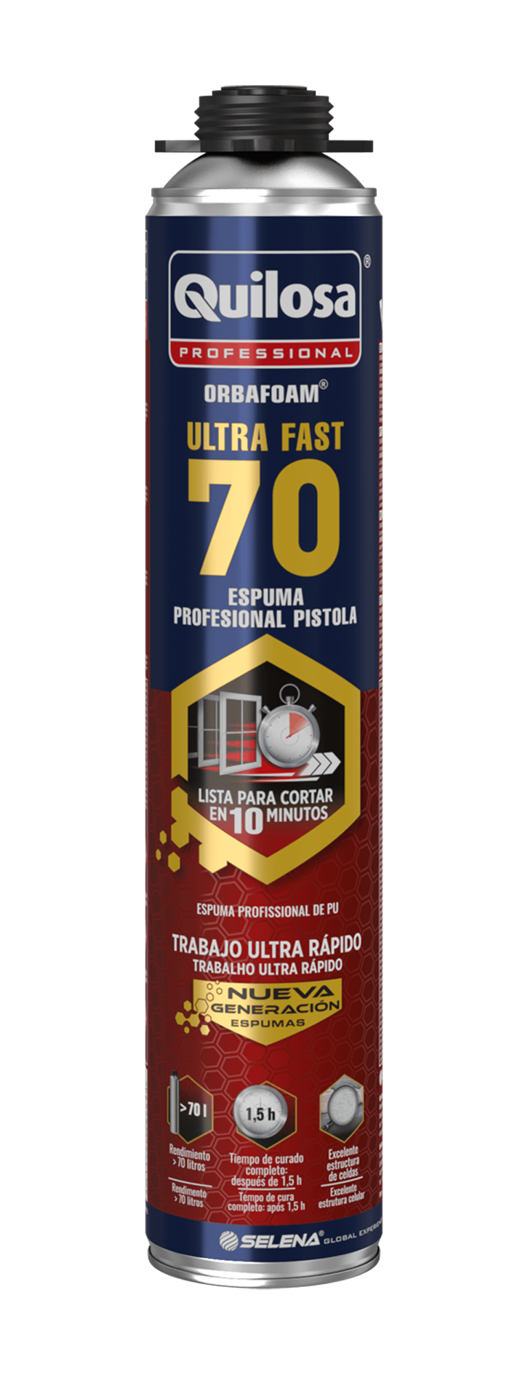 Quilosa Espuma Orbafoam Ultra Fast 70